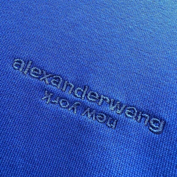 Alexander Wang Blue Women's Long-Sleeved Top - Picture 4 of 9